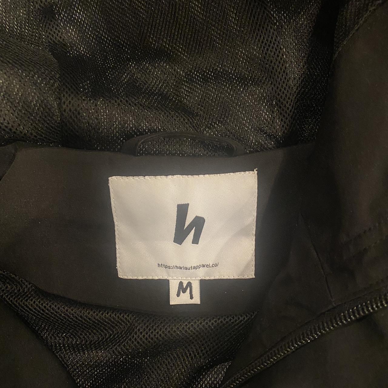 Harlaut apparel black quarter zip jacket water | Depop Harlaut apparel black quarter zip jacket water | Depop