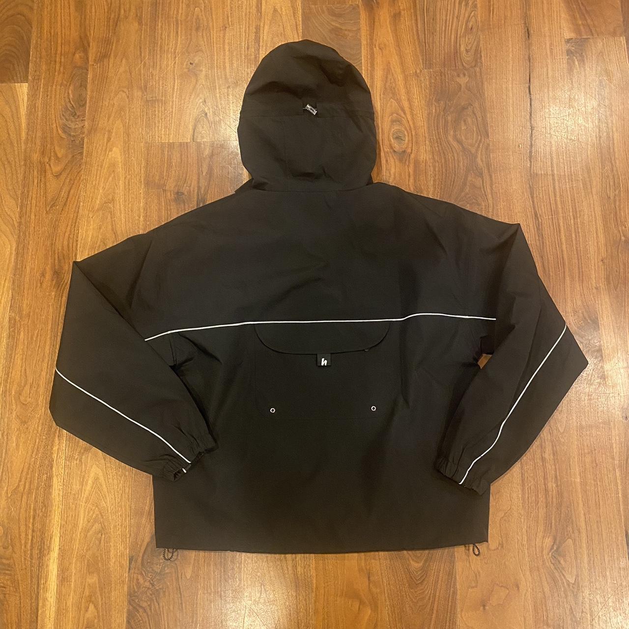 Harlaut apparel black quarter zip jacket water | Depop