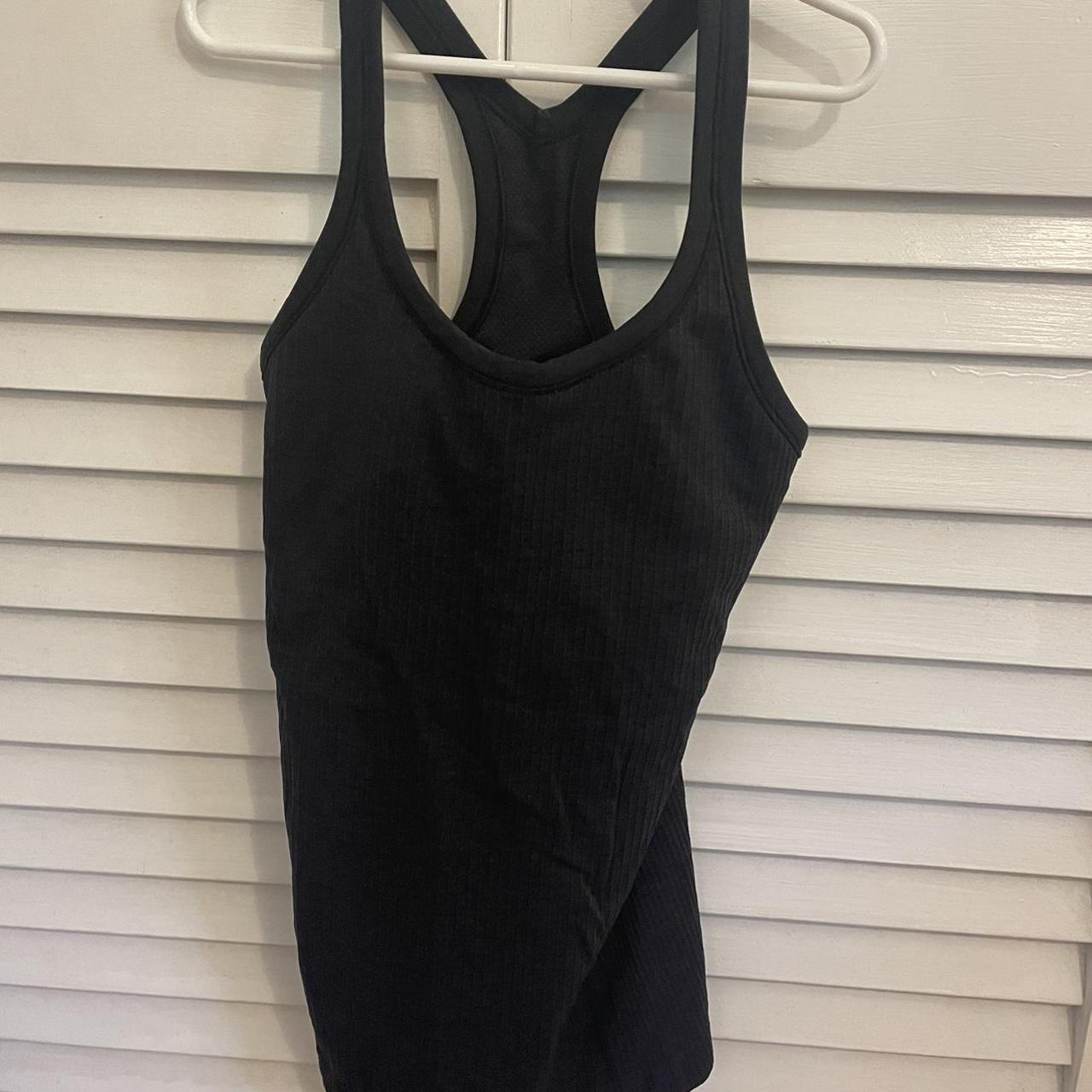 Lululemon Women's Black Bodysuit | Depop