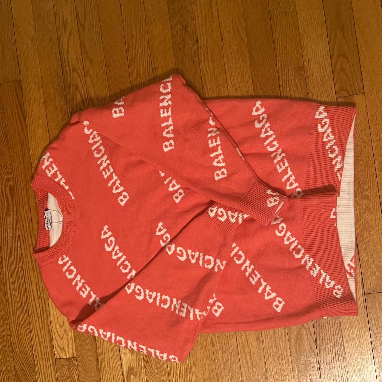 pink balenciaga jumper