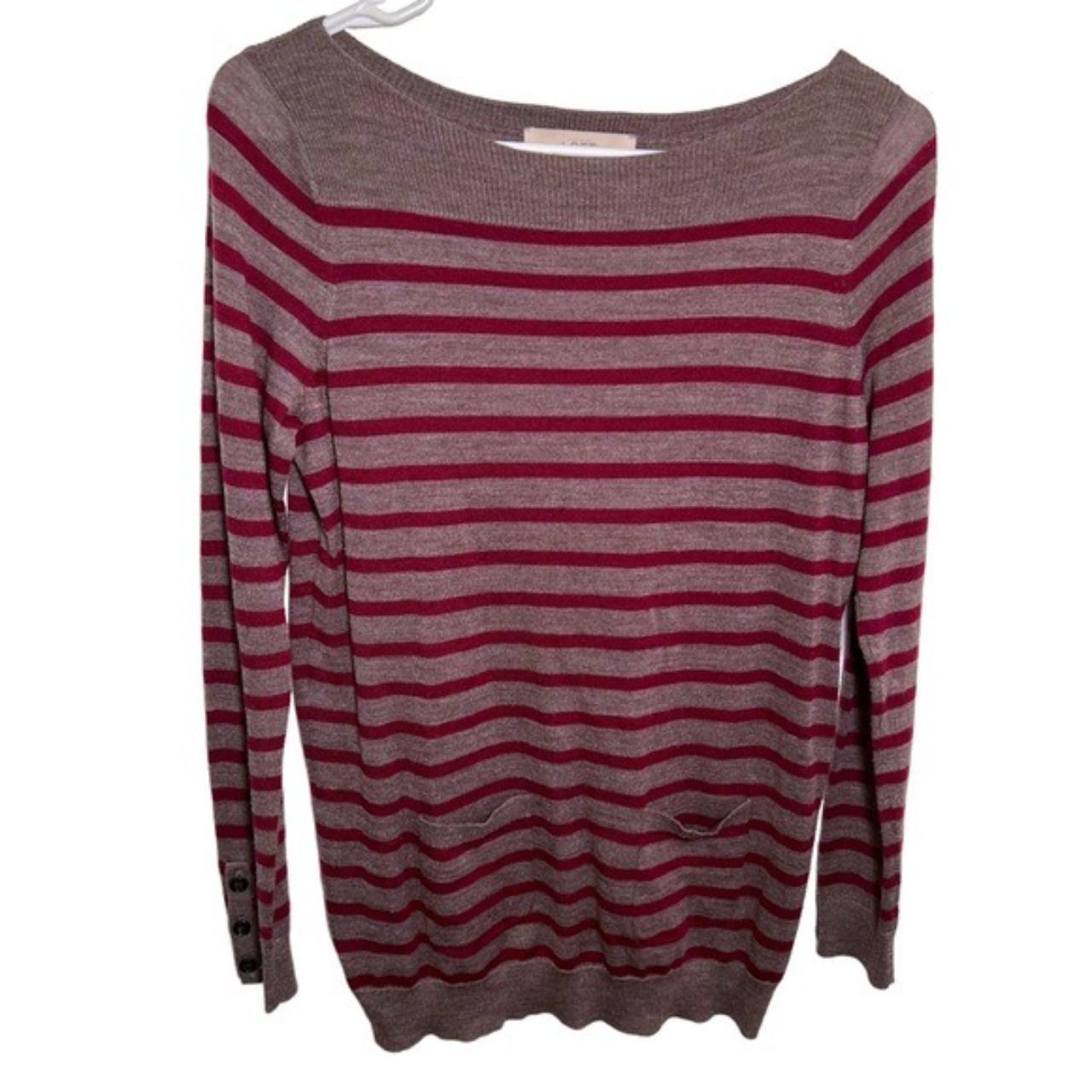 Loft boatneck clearance tunic sweater