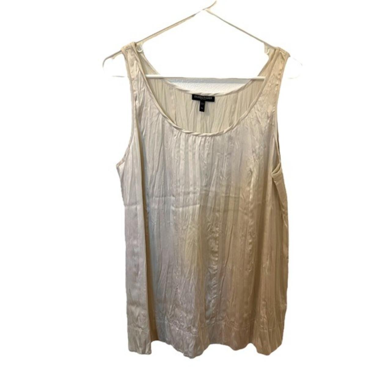 Preowned good used condition Eileen Fisher Shell - Depop