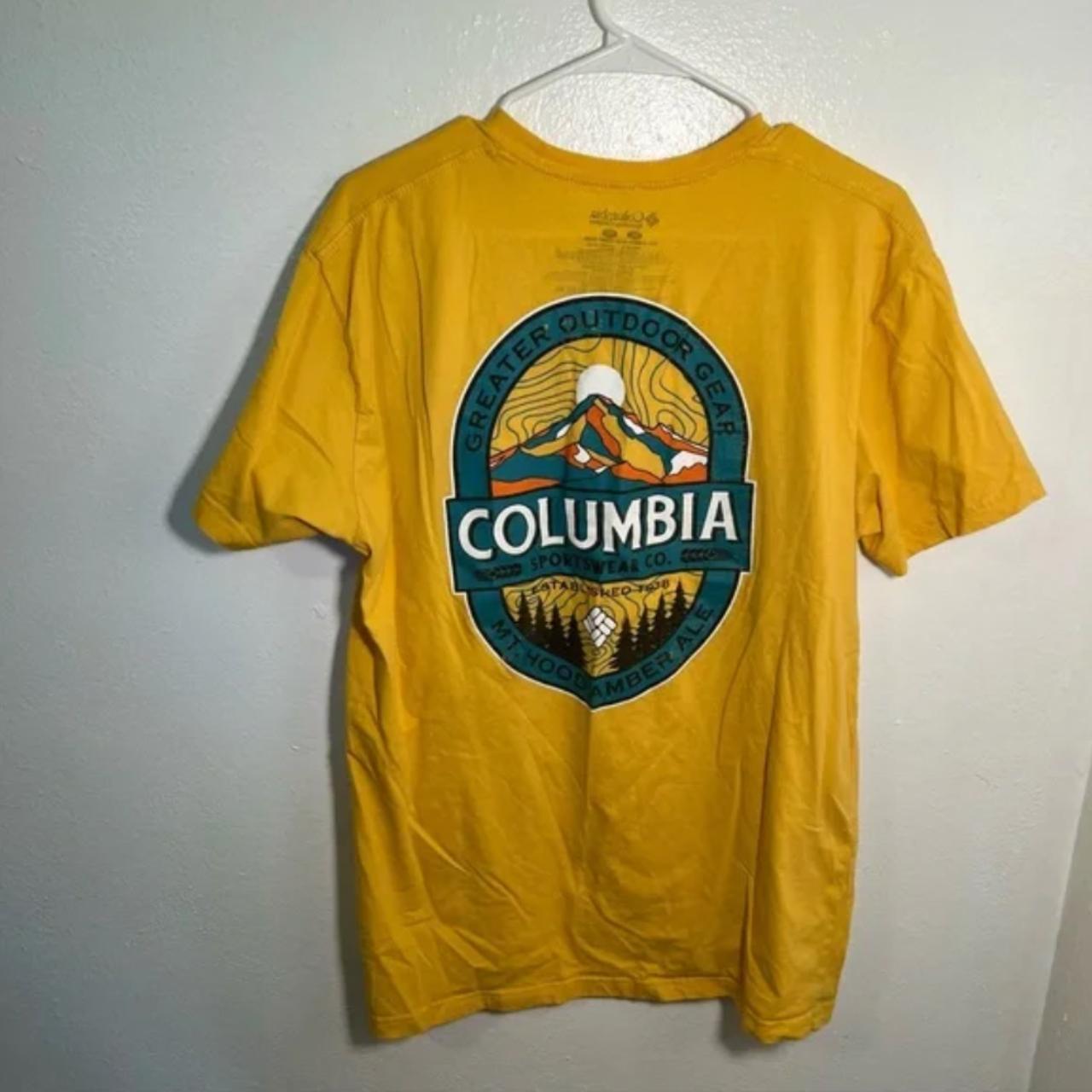 Columbia tee Worn but condition is great - Depop