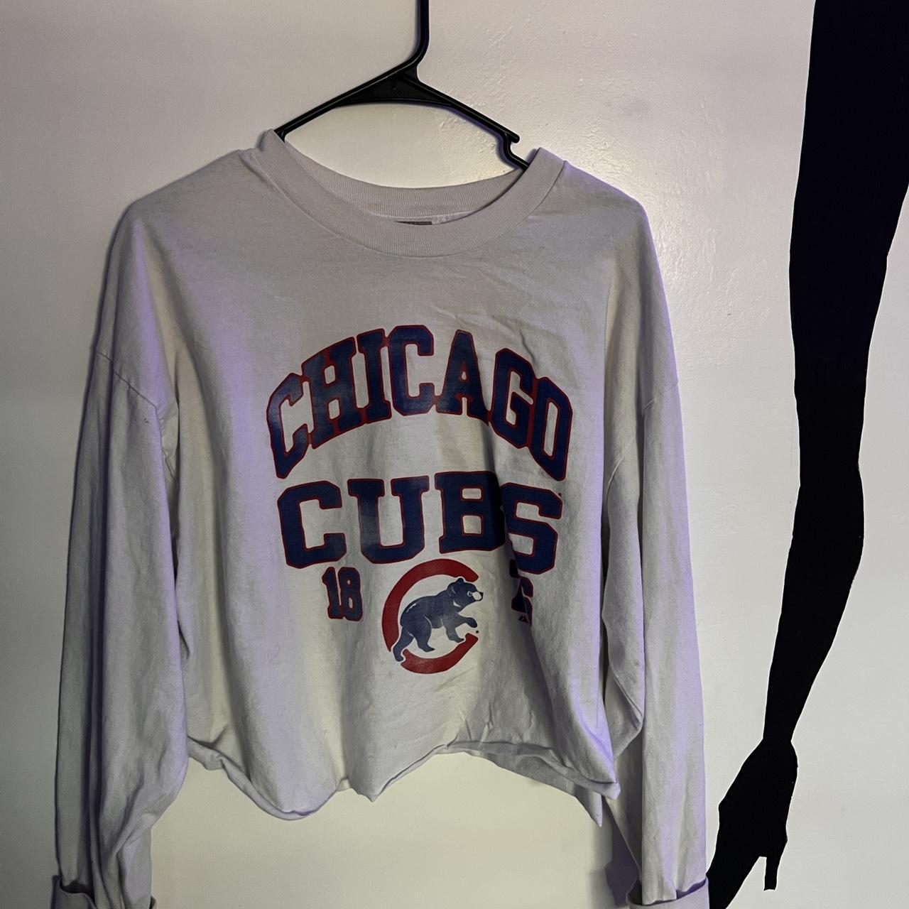 Women's medium Chicago Cubs shirt Authentic - Depop