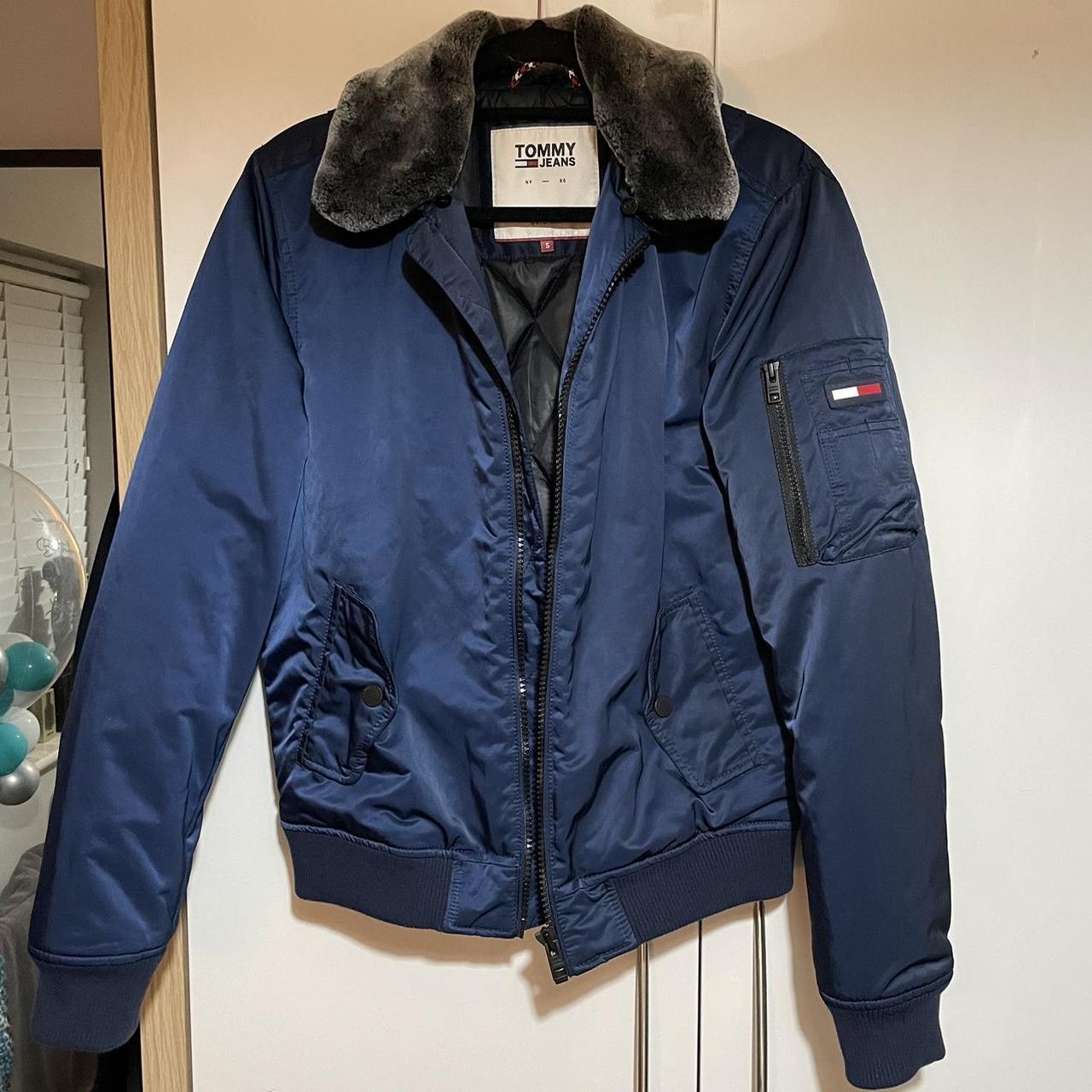 Tommy Hilfiger Men's Blue Jacket | Depop