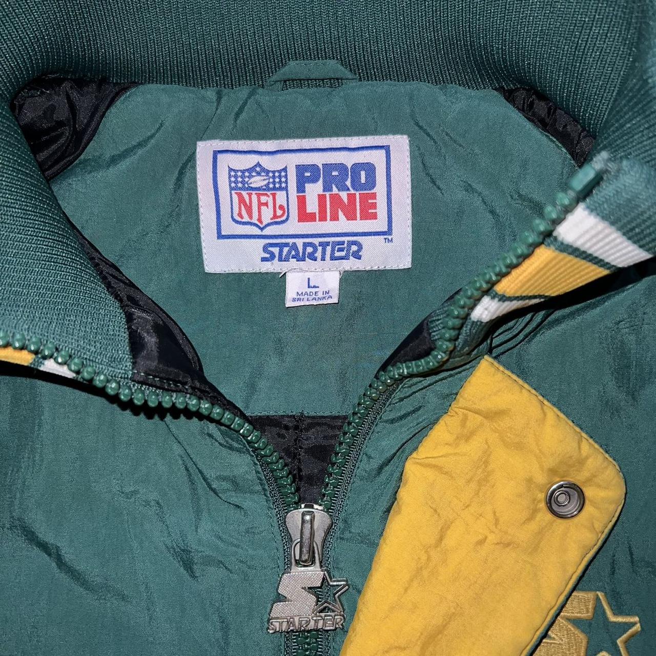 VTG 90s NFL Starter PROLINE Green Bay Packers 1/2 - Depop