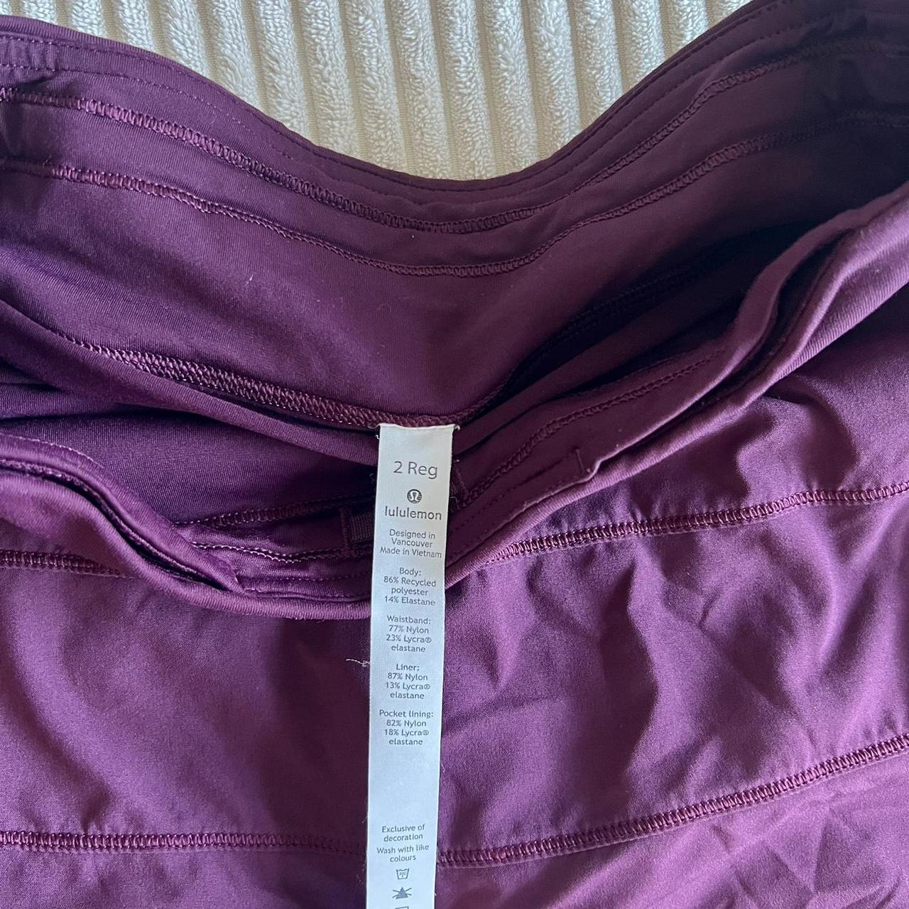 Lululemon purple pace rival mid-rise skirt Size 2 I... - Depop