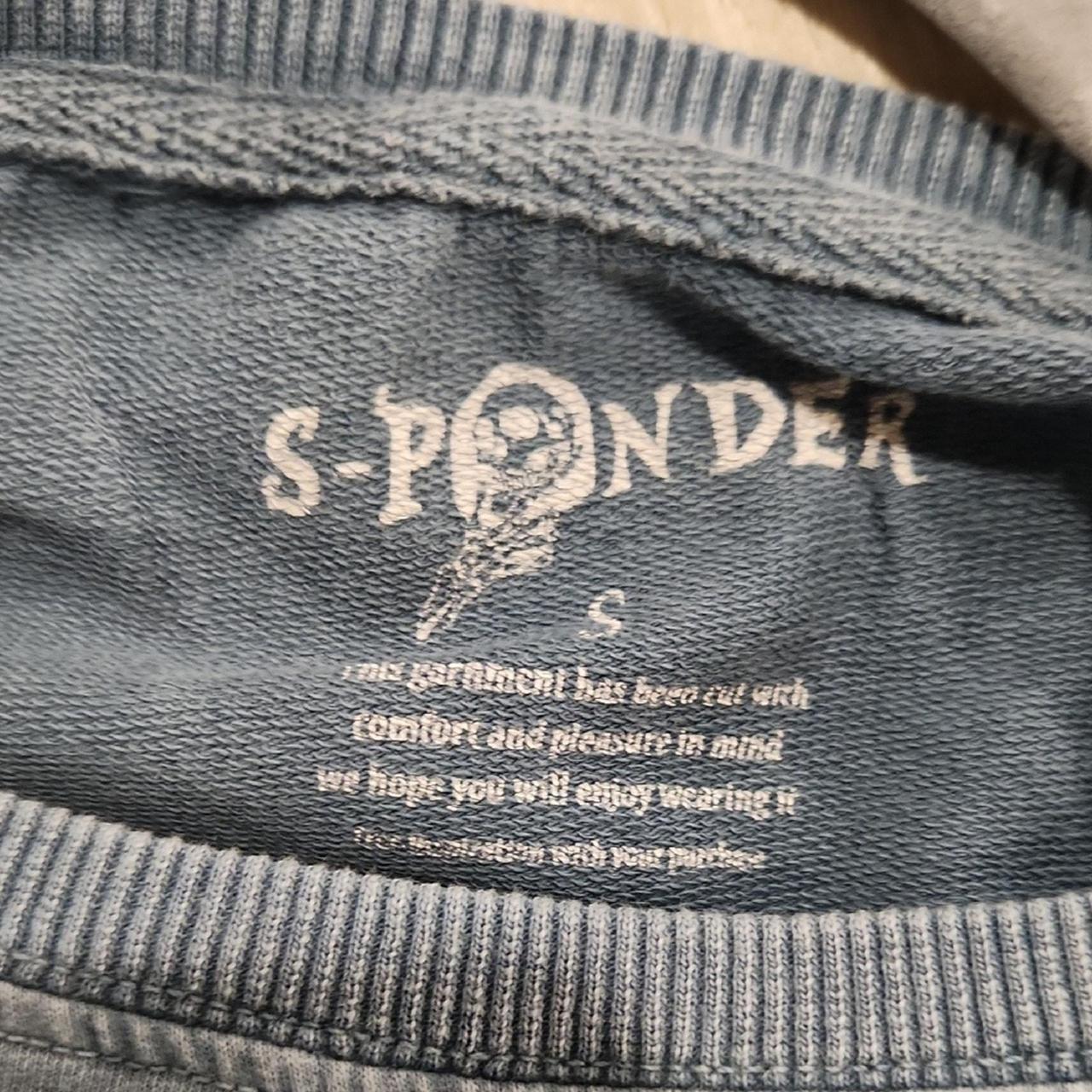 Source Unknown Women's Sweatshirt - Blue - S – Sp… - image 4