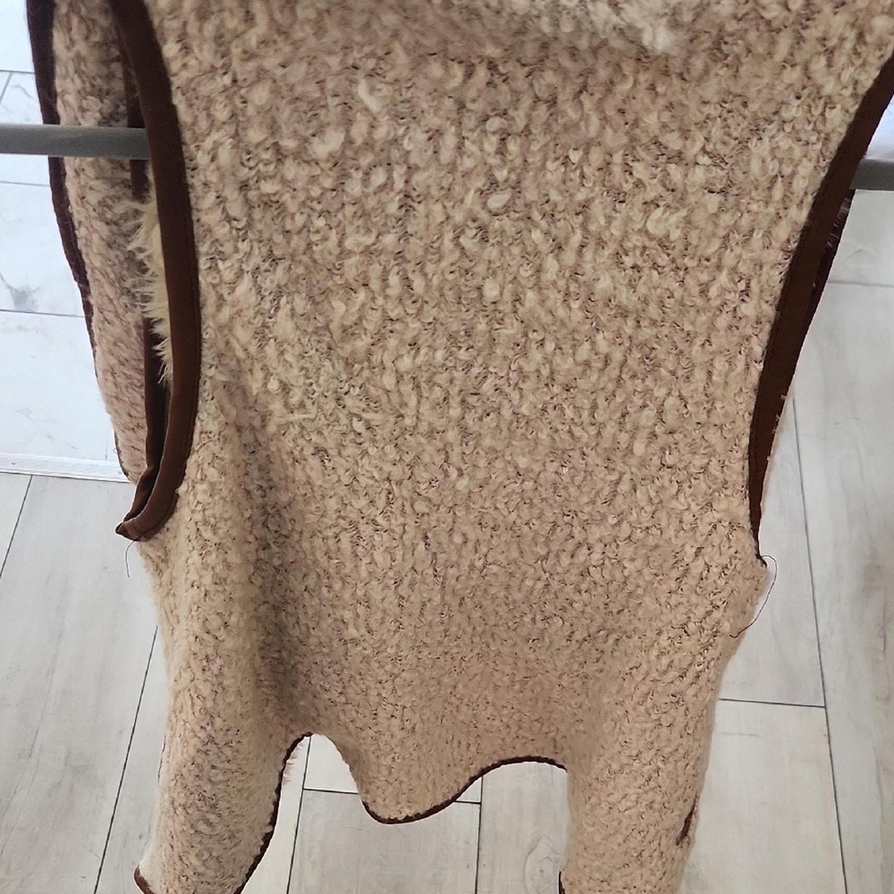 Source Unknown Women's Jacket - Cream/Brown - S –… - image 7