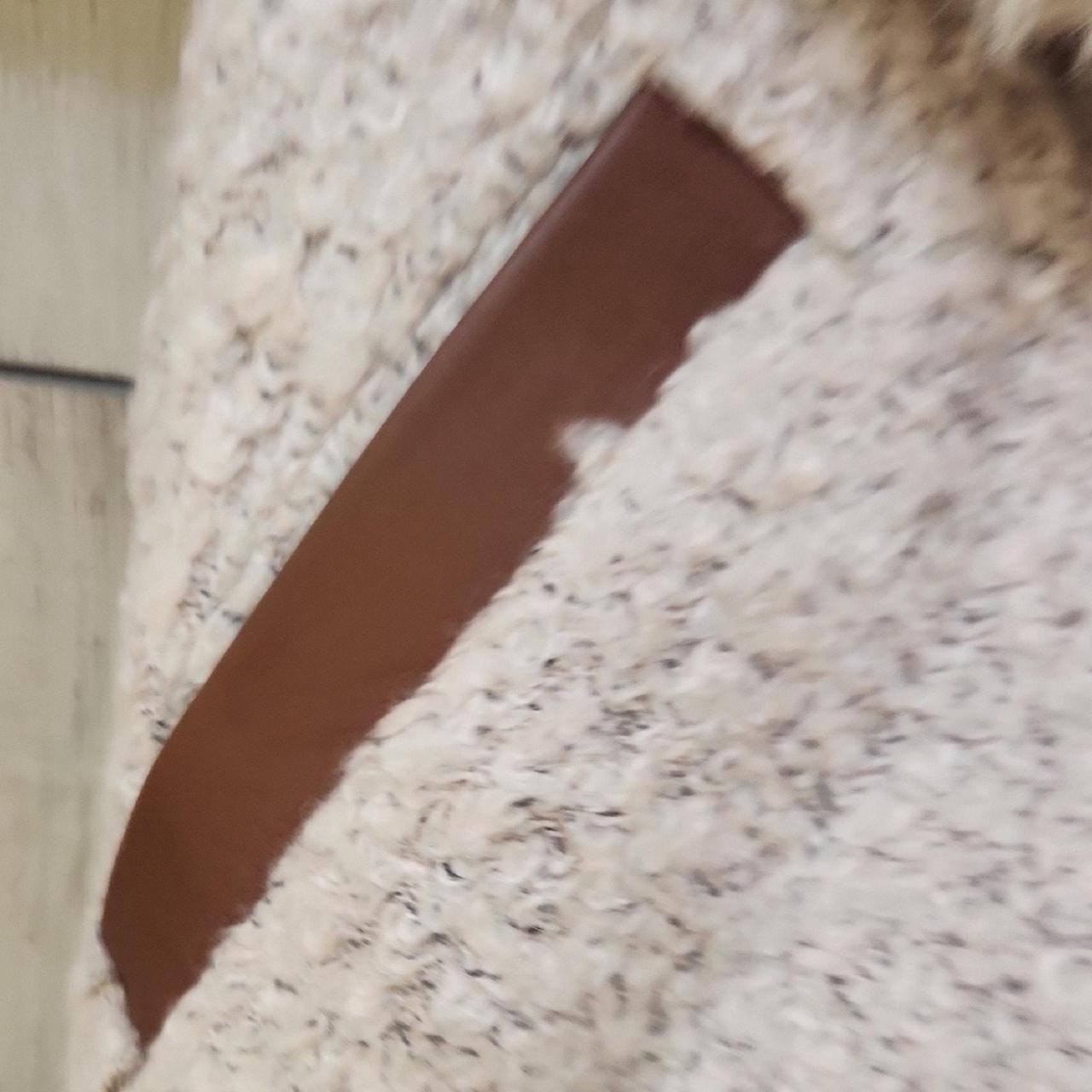 Source Unknown Women's Jacket - Cream/Brown - S –… - image 5