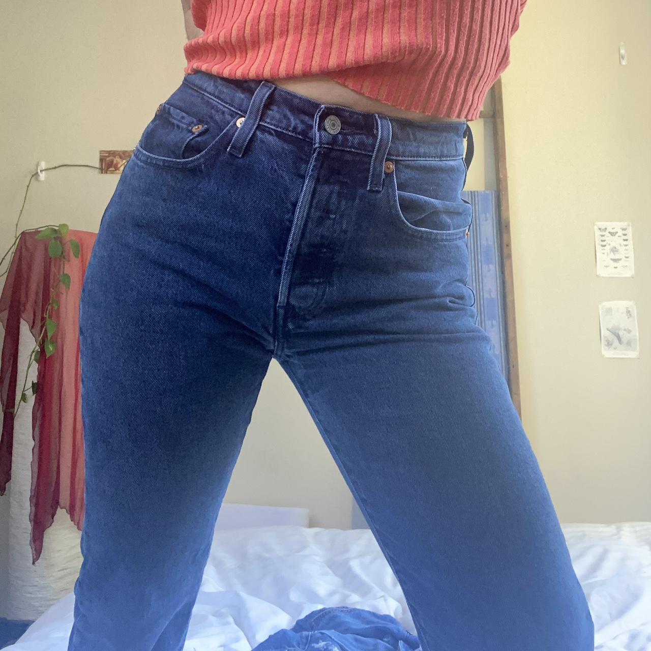 ️‍🔥Rare washed out navy 501s Levi’s ️‍🔥 Such a good... - Depop