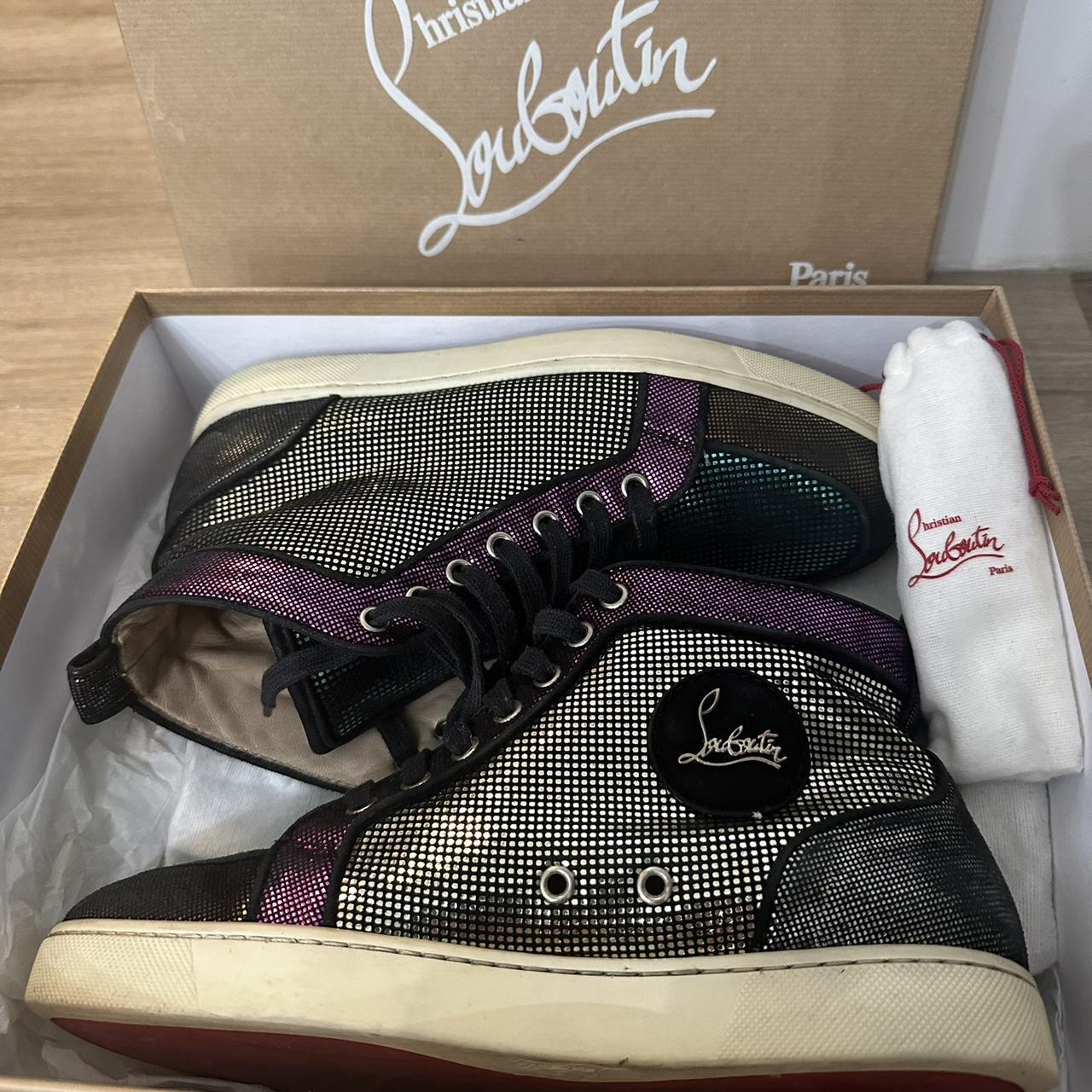 CHRISTIAN LOUBOUTIN WOMENS SNEAKERS SIZE 39.5. Depop