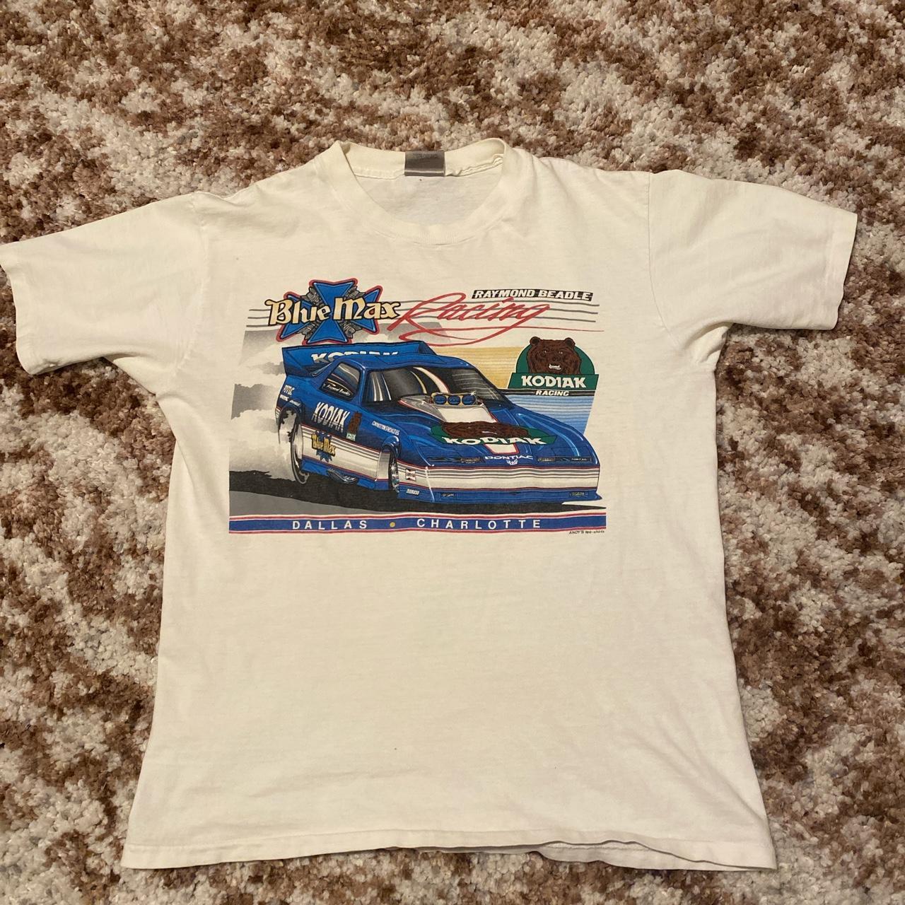 graphic vintage race car tee #vintage #race car… - Depop