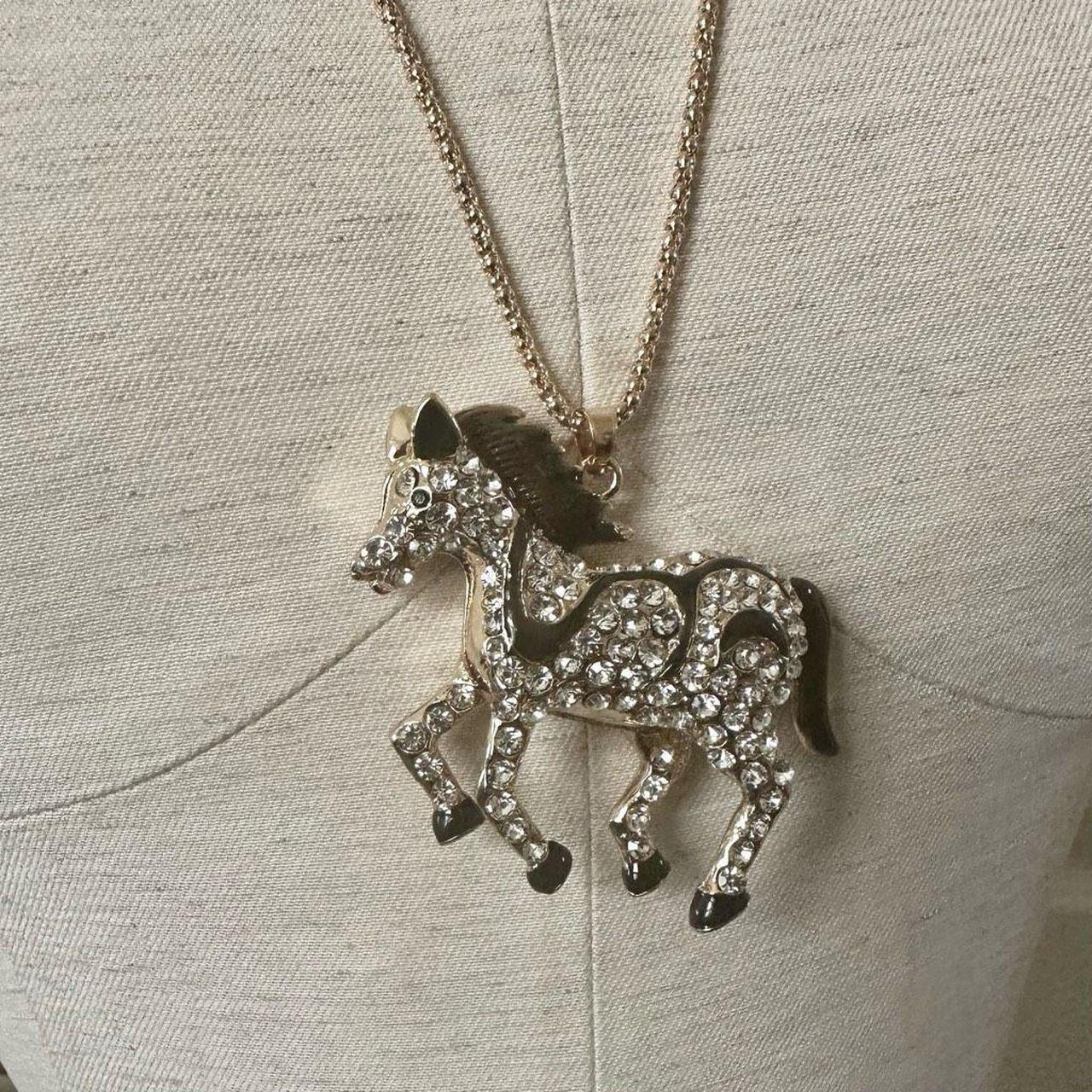 Betsey johnson deals horse necklace