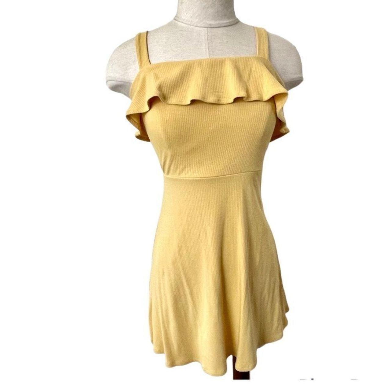 Buy Mustard colour-blocked gathered dress by MANTRA by Shalini James at  Aashni and Co