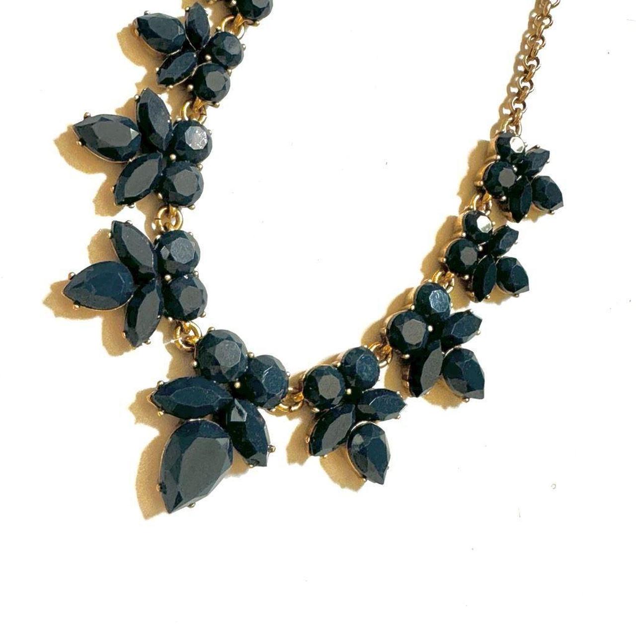 J. CREW gold floral bibb necklace sold new!!!