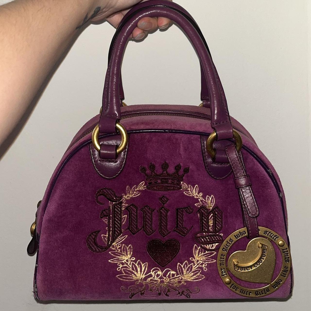 Bowler Purple Juicy Couture Bag Vintage Purple Juicy Couture
