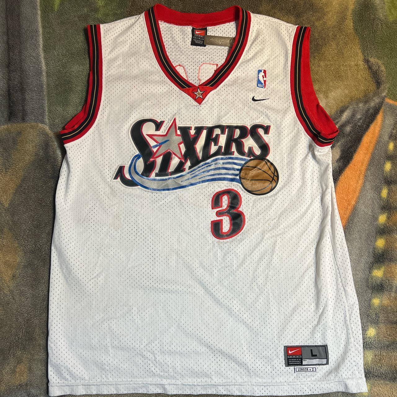 Allen Iverson Philadelphia 76ers Jersey Size XL Nike Retro