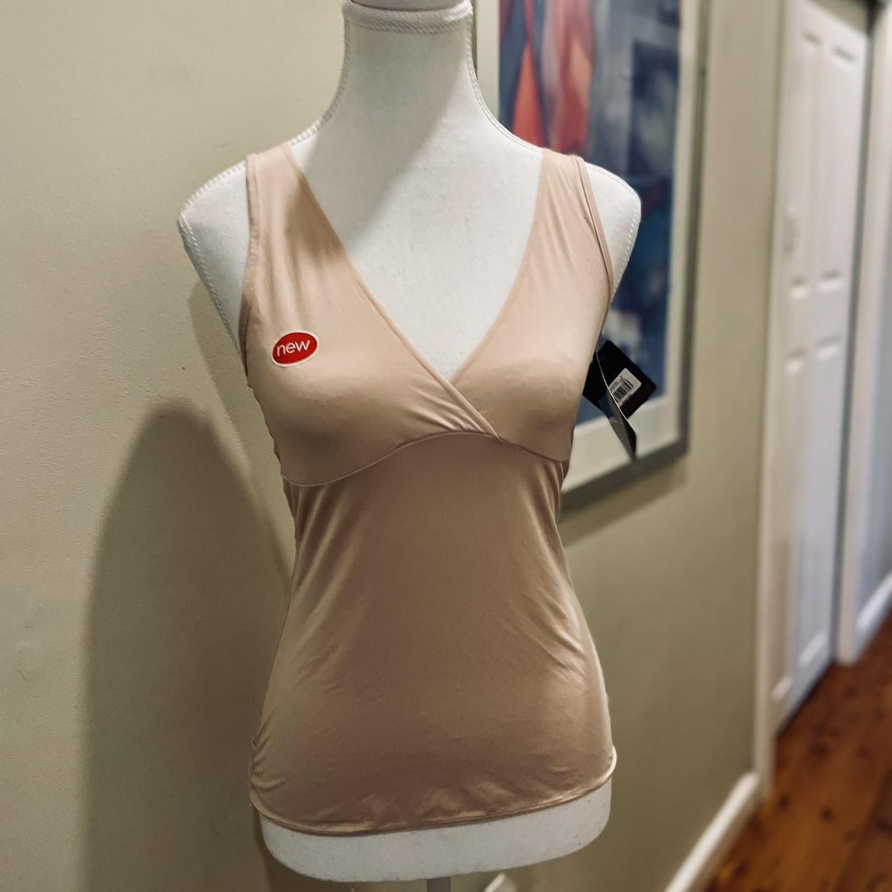 BNWT JOCKEY ‘Next Generation’ Nude V-Neck Shape-wear... - Depop