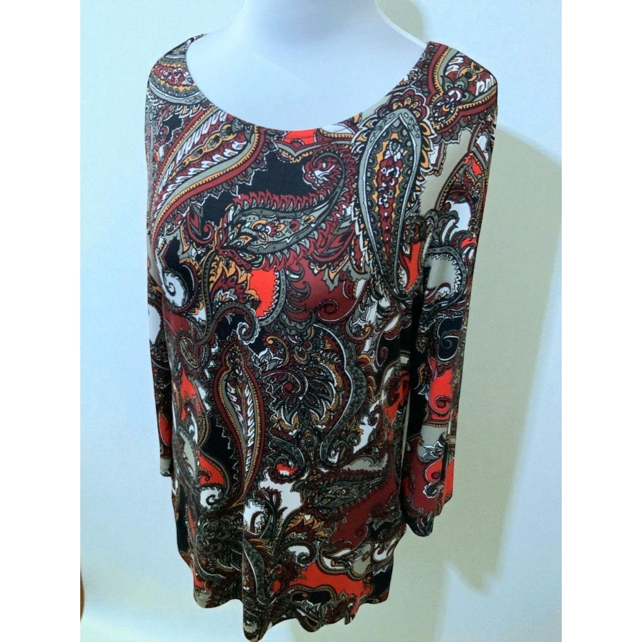 Ruby Rd. Women's Blouse - Brown/Multi - S – Ruby … - image 3
