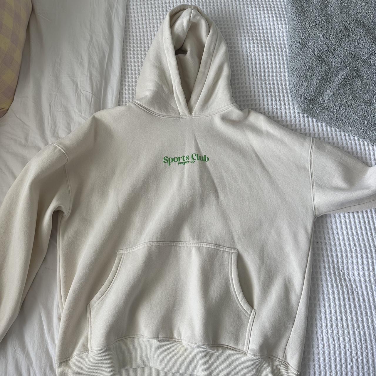 vesper sports club hoodie size small (oversized)... Depop