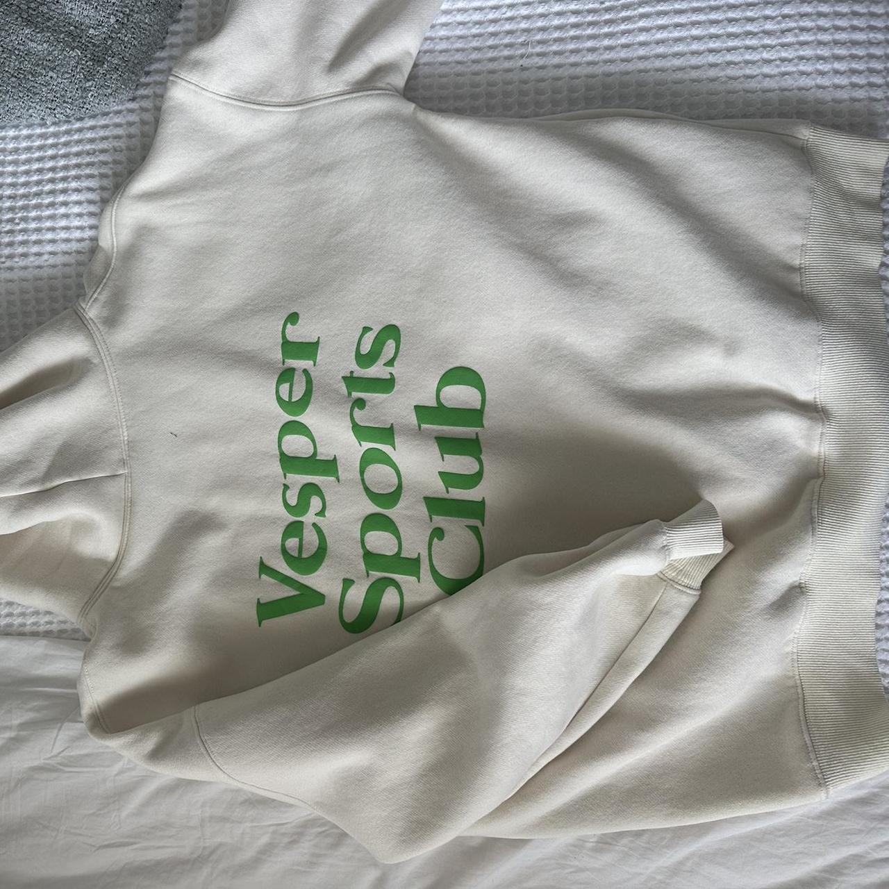 vesper sports club hoodie size small (oversized)... Depop