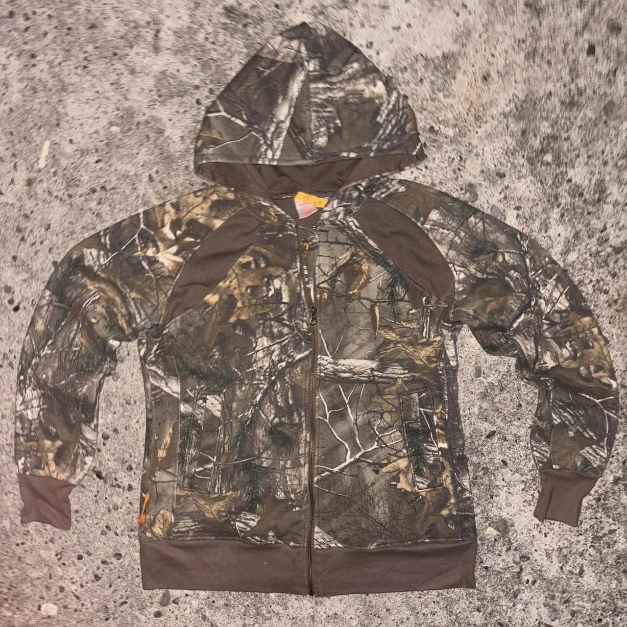 Hunter Camo hoodie #hunter #camo #zipup Depop