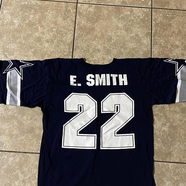 Vintage Emmitt Smith Dallas Cowboys Jersey With No - Depop