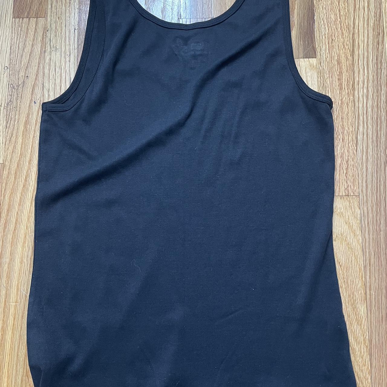 Hanes Women's Black Vest | Depop