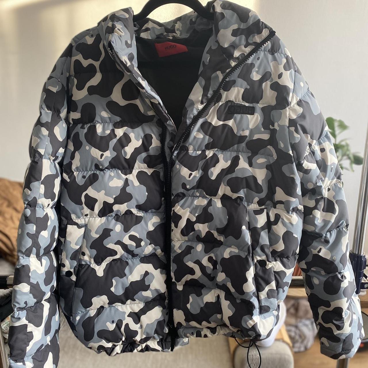 Hugo boss camo best sale jacket