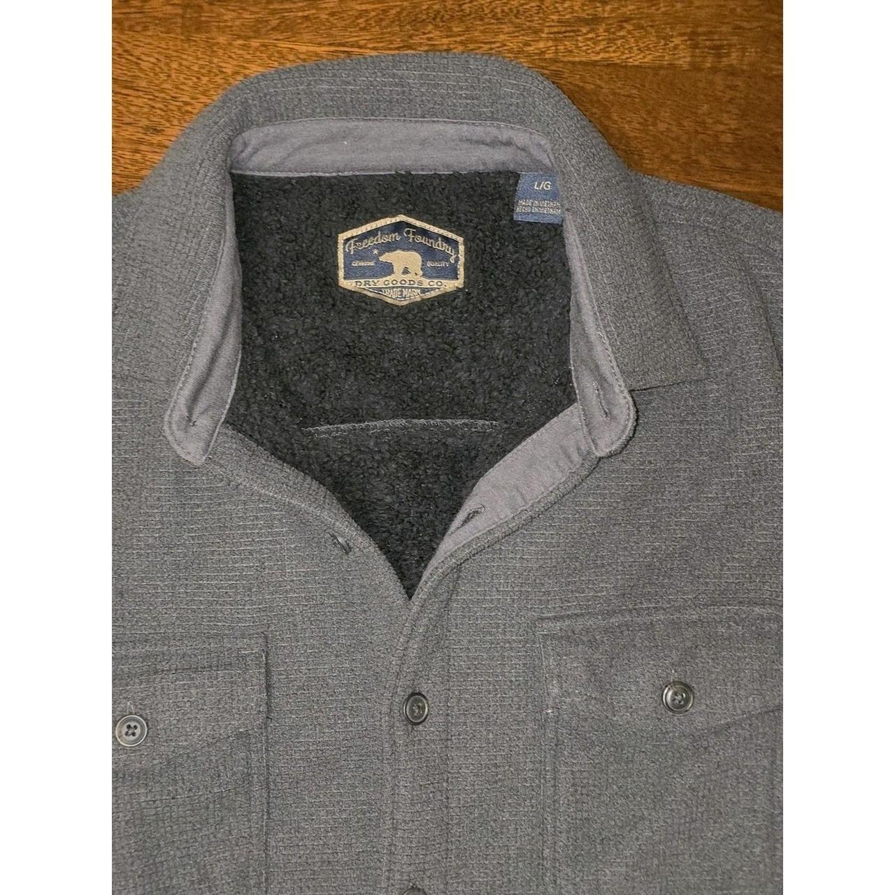 Source Unknown Men's Shacket Jacket - Black/Grey … - image 2