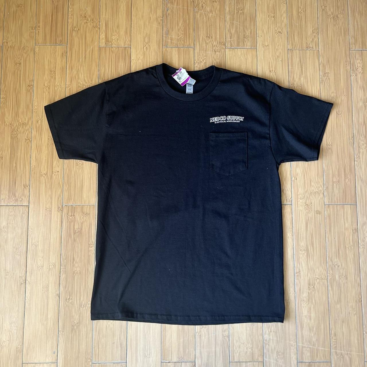 Black vintage “Nedco supply” tee WxH~22 x 29.5 | Depop