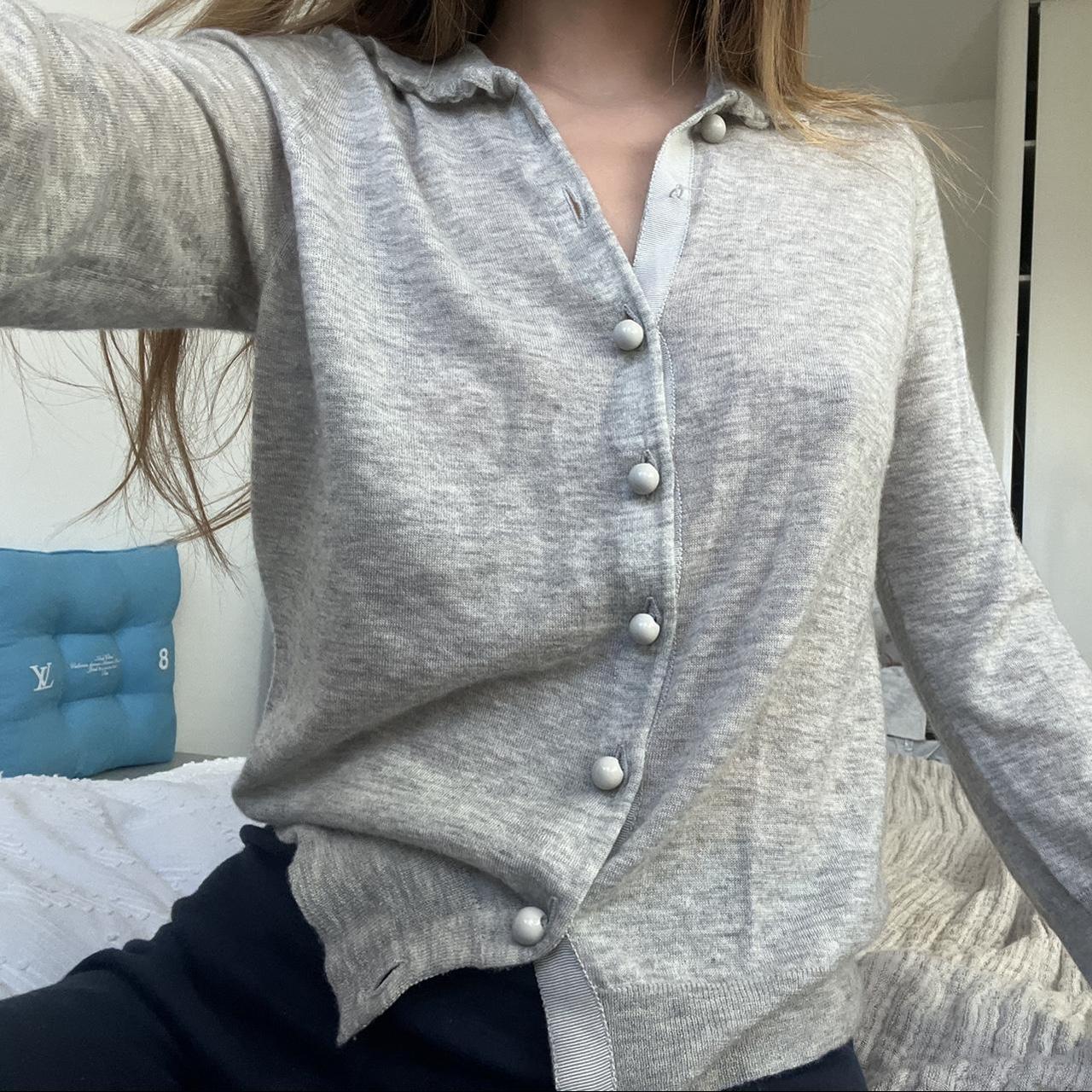 Jigsaw grey cardigan sale