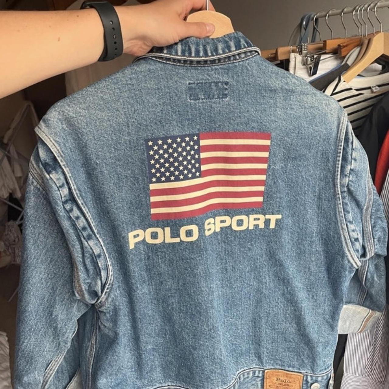 Polo sport denim jacket online