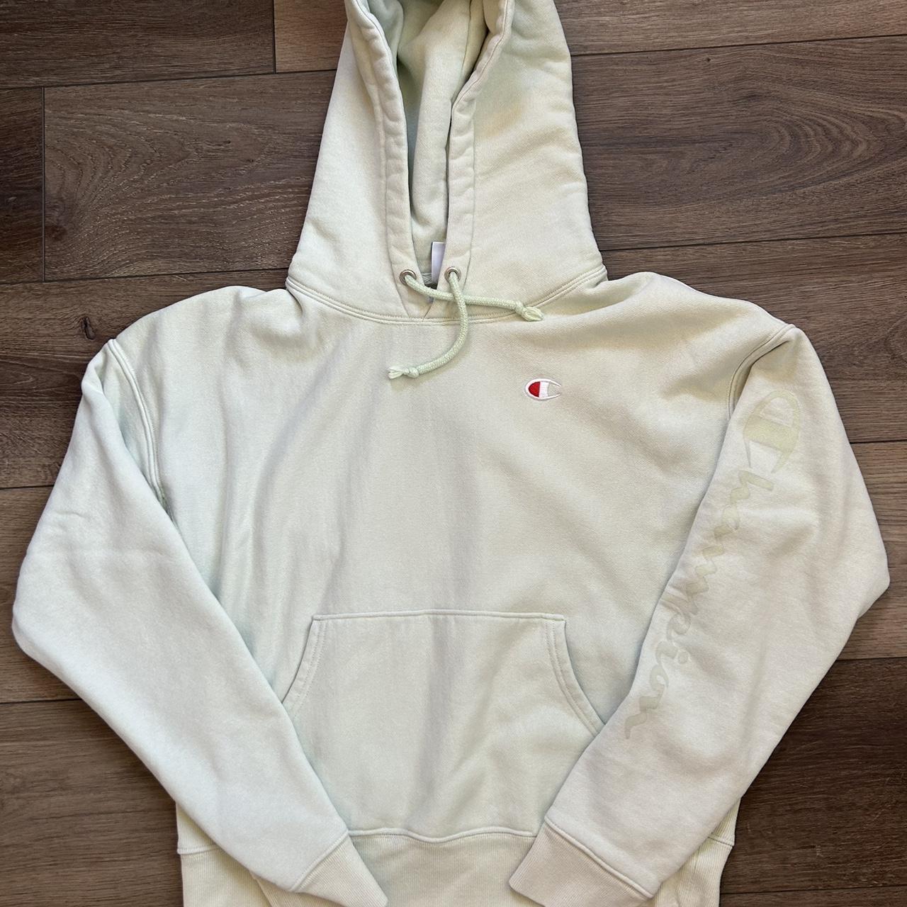 Champion vintage cropped discount hoodie