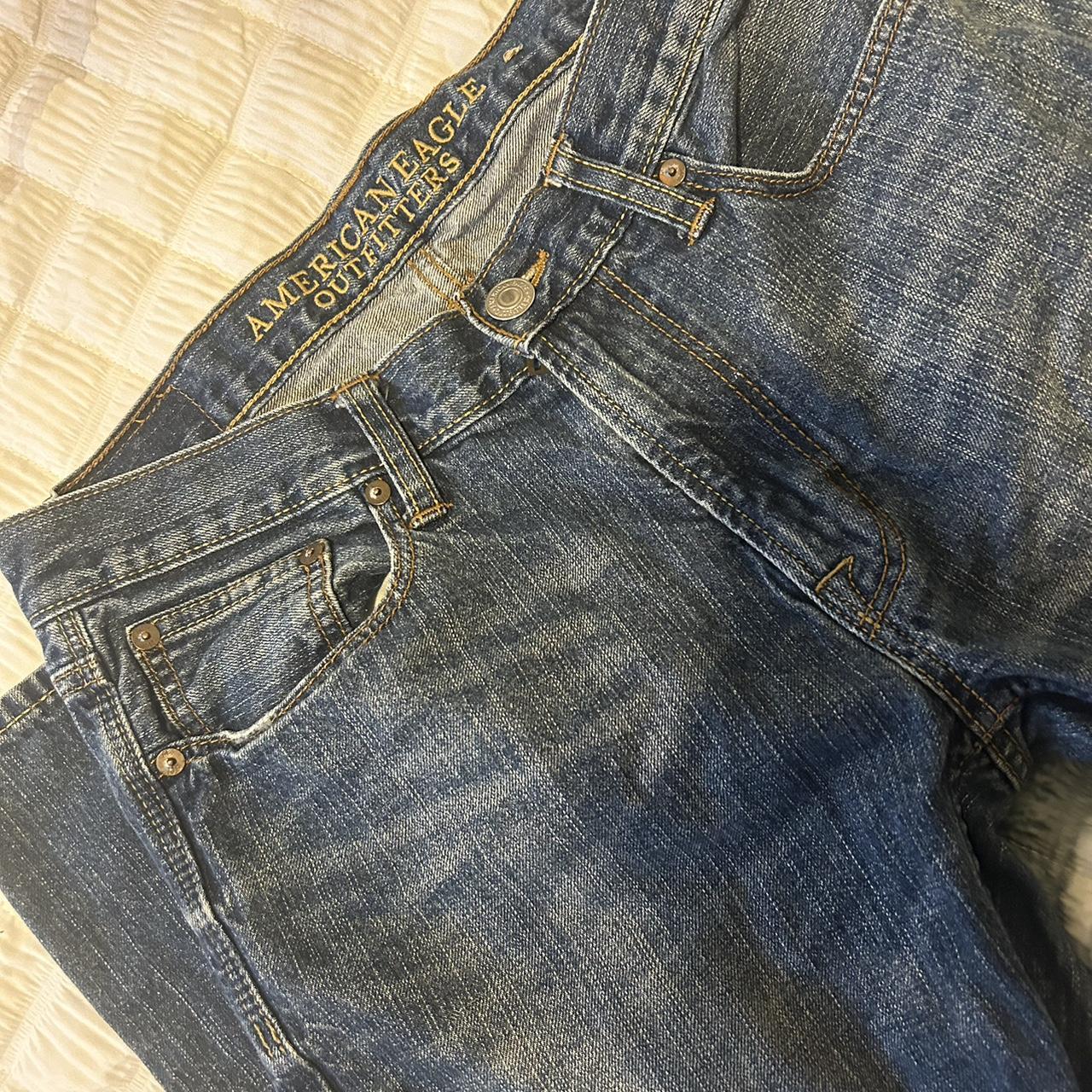 Men’s American Eagle Slim Straight jeans 30X34 Depop