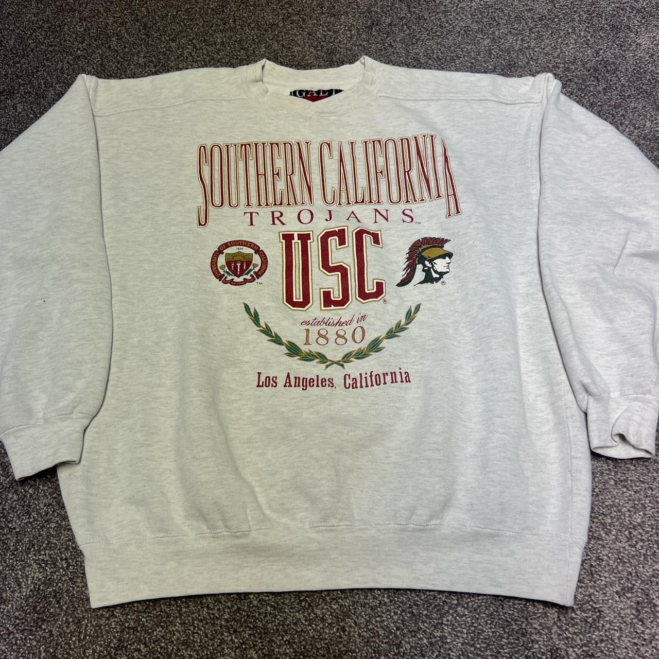 Galt Sand USC Trojans Sweatshirt Mens L White Depop