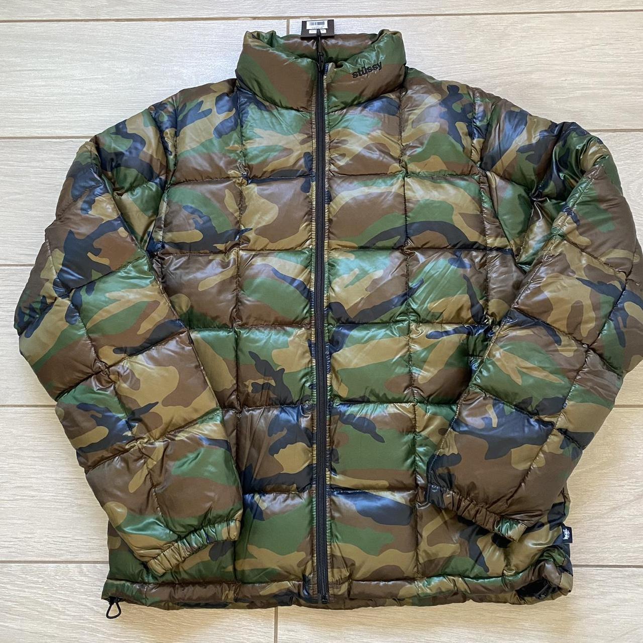 Stussy camo 2025 bomber jacket