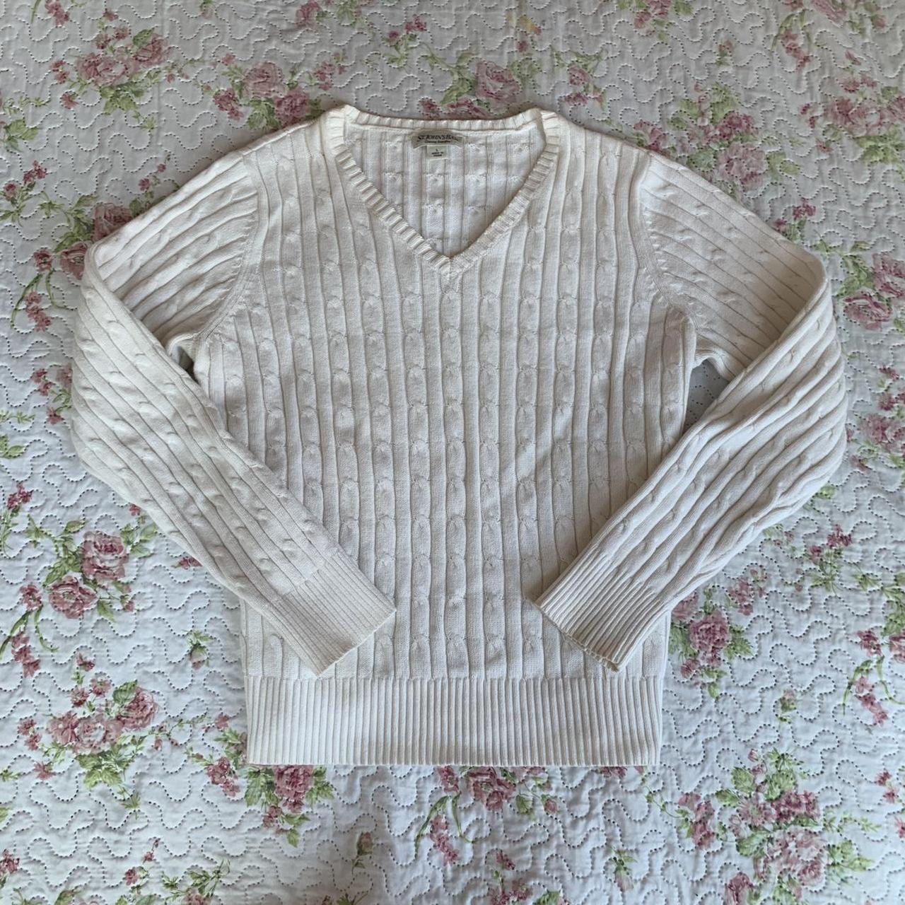 St john's bay store cable knit sweater