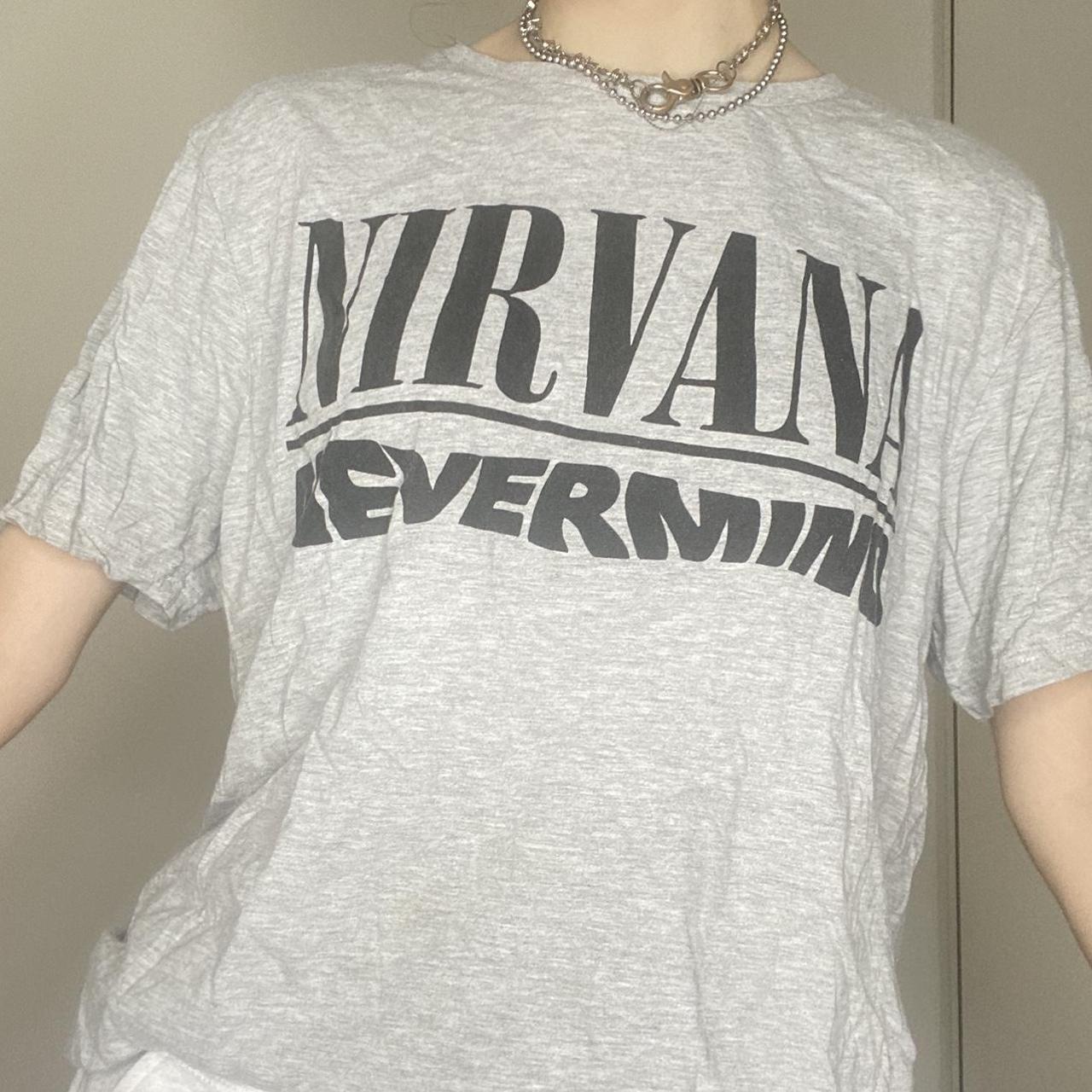 Nirvana Nevermind Graphic Tee Super Comfy Depop   P0 