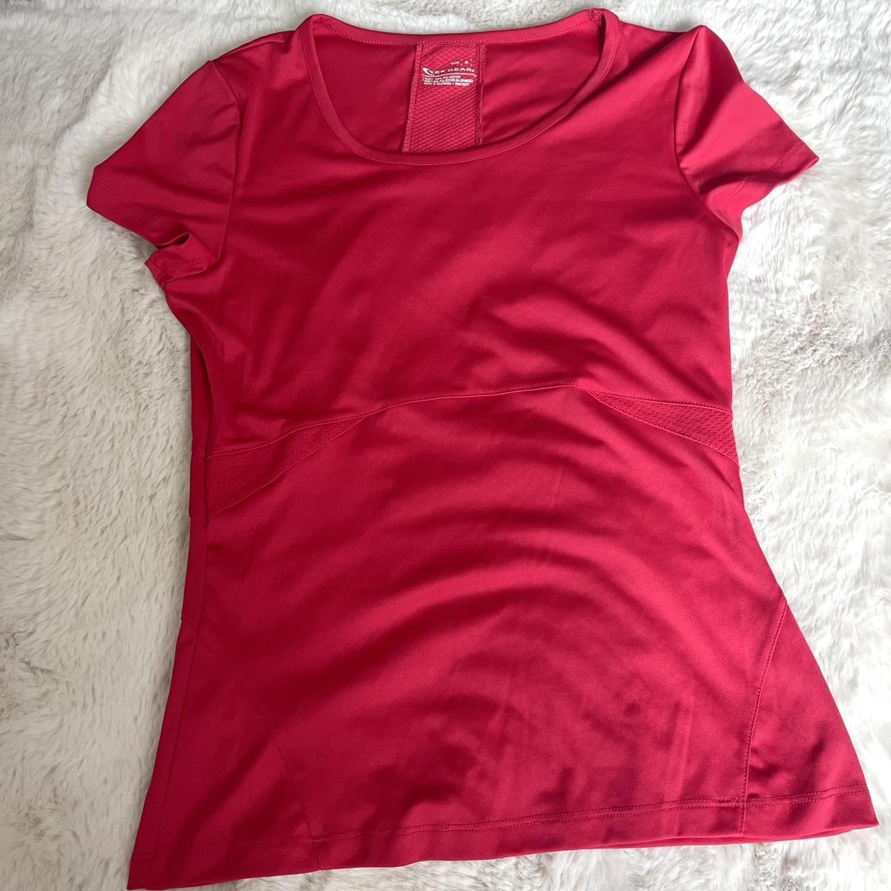 Tek Gear Women's Red and Pink T-shirt | Depop