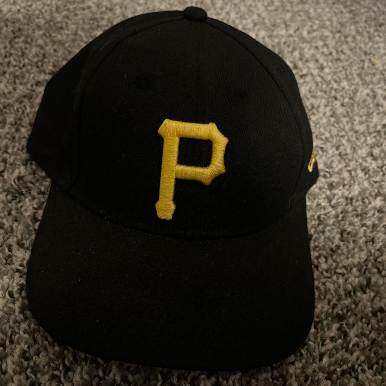 Used Pirates Baseball Hat Youth Size velcro back Depop