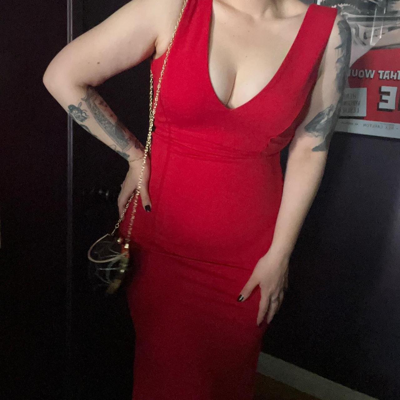 Windsor Women S Red Dress Depop