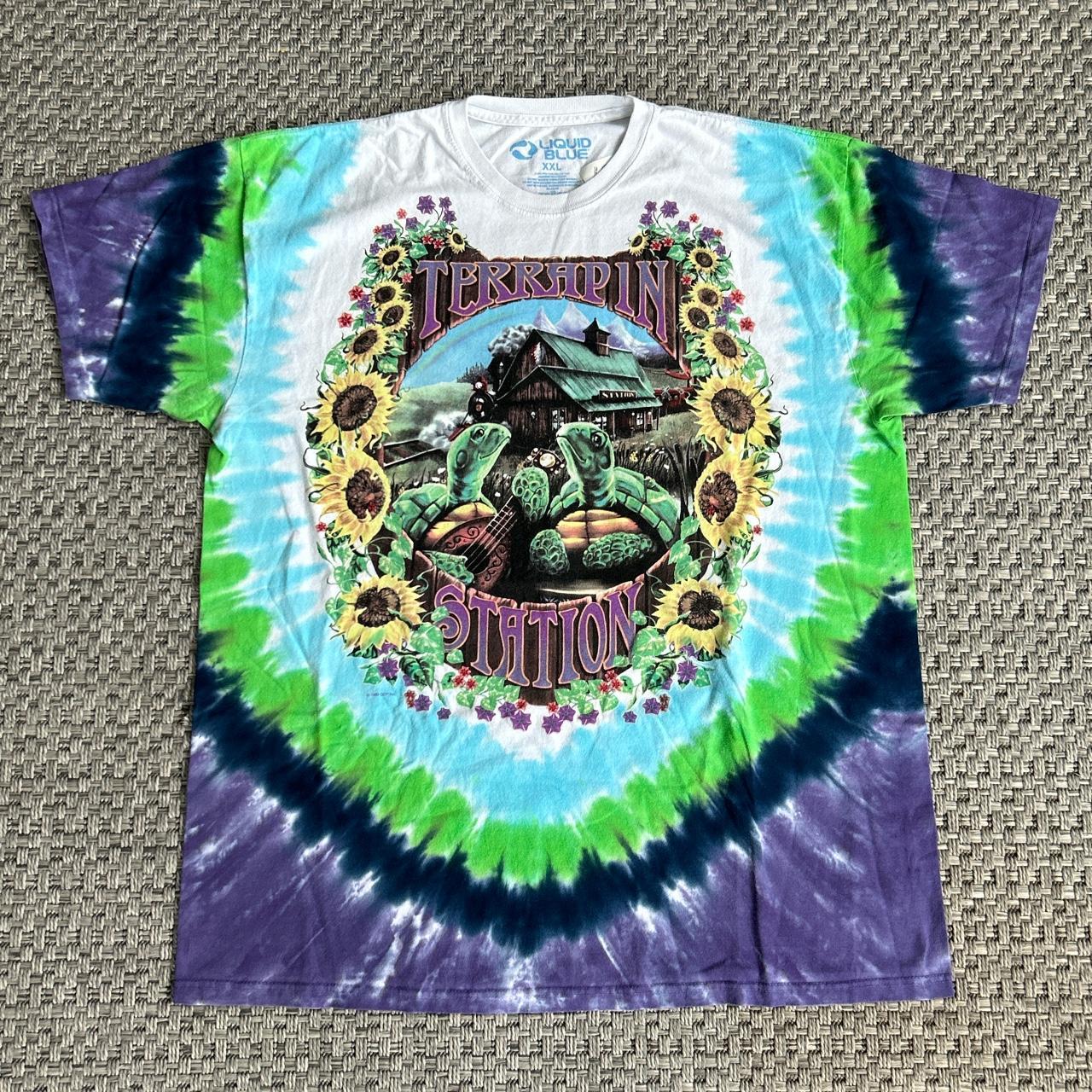 GRATEFUL DEAD TERRAPIN STATION TEE (1999) sz XXL... - Depop