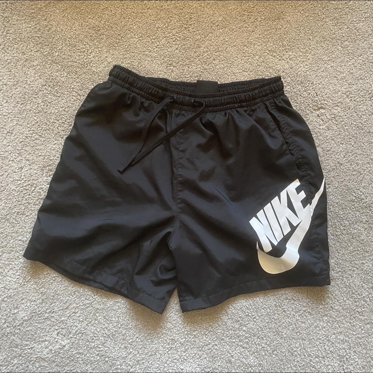 mens black nike swim shorts