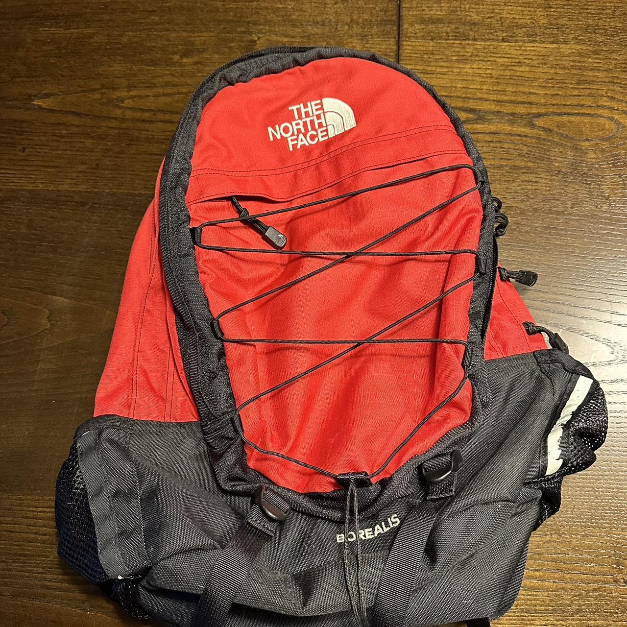 The North Face Men's Red and Black Bag | Depop