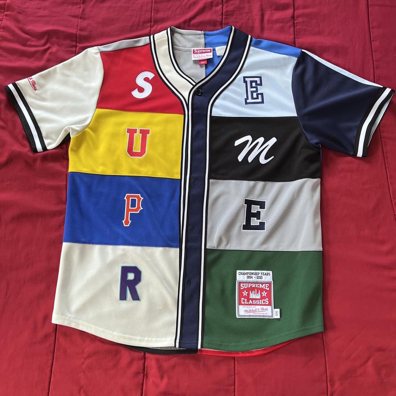 Supreme Mitchell and Ness Button Up. Size Medium...