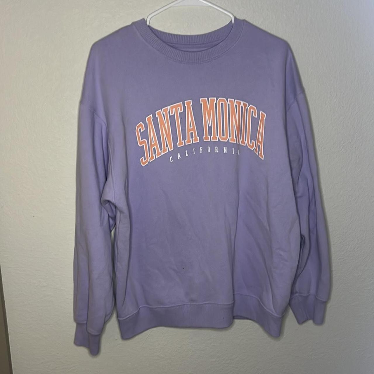 Boys Vintage Hollister Santa Monica Cali Sweatshirt Hoodie Medium