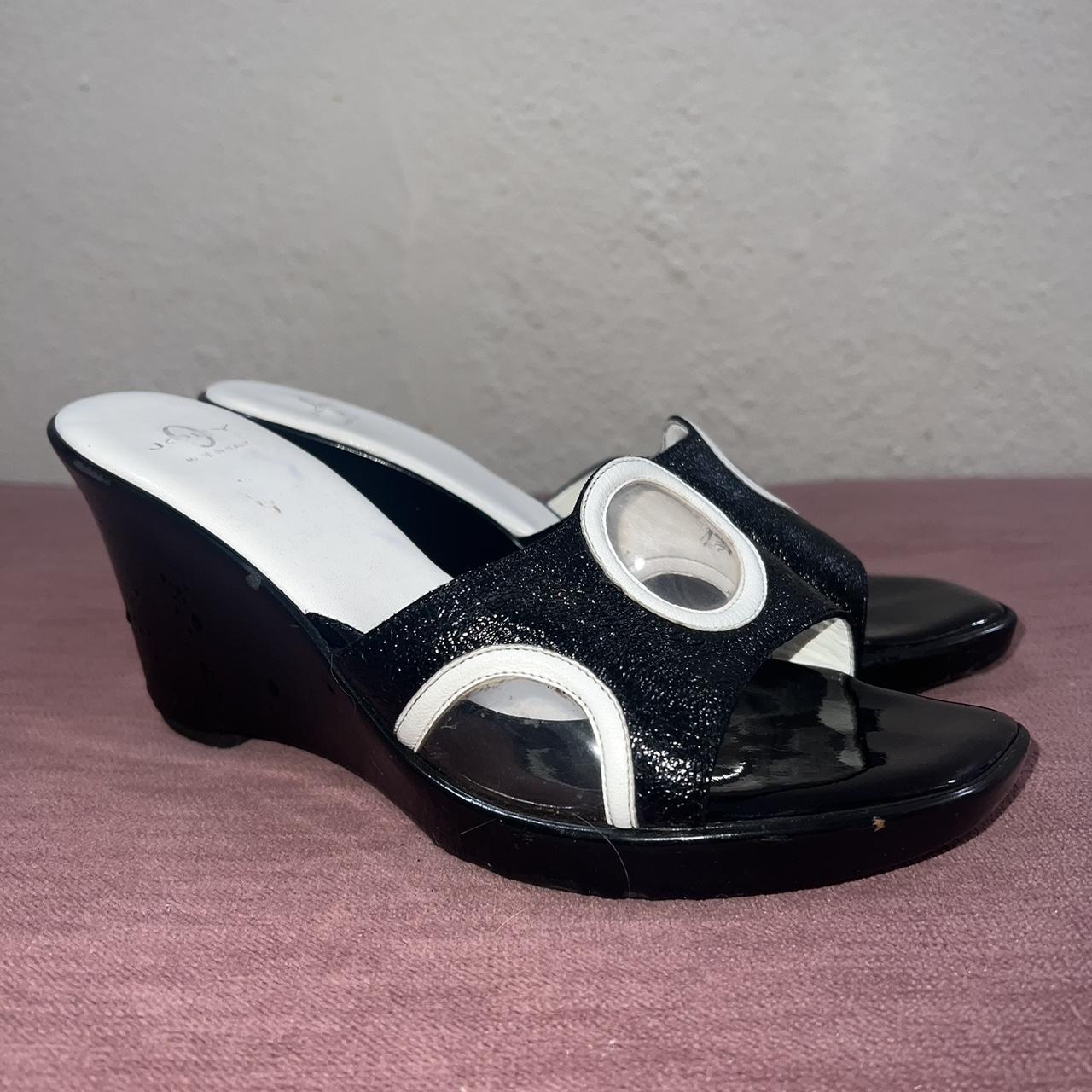 white wedges size 7