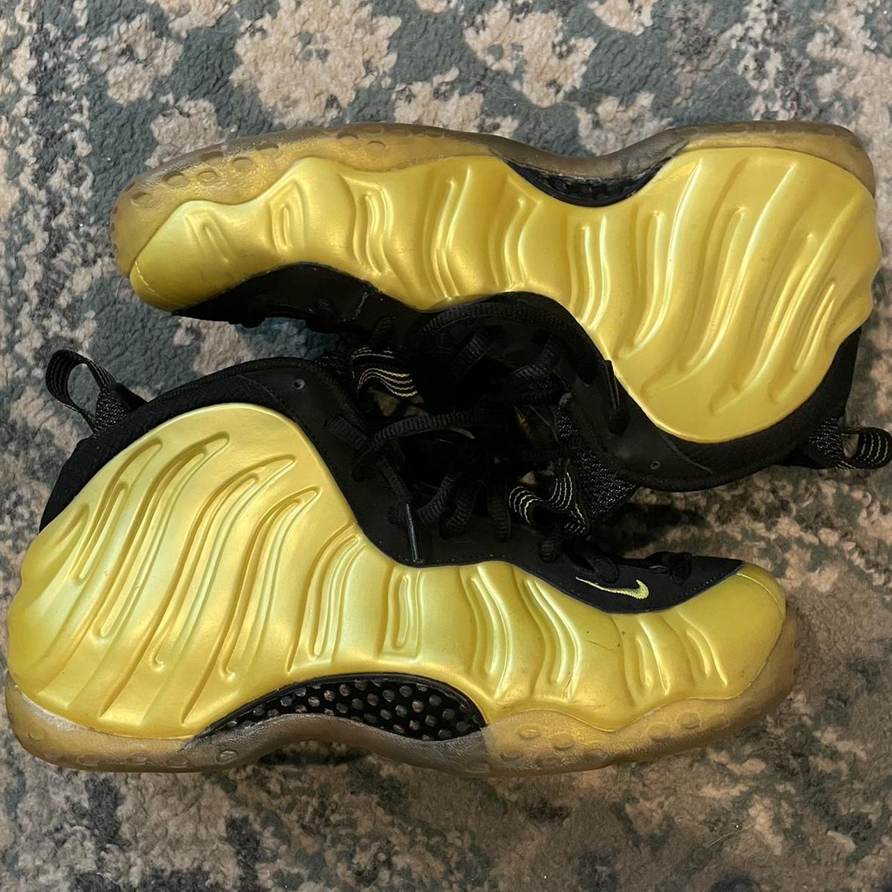 mens yellow foamposites